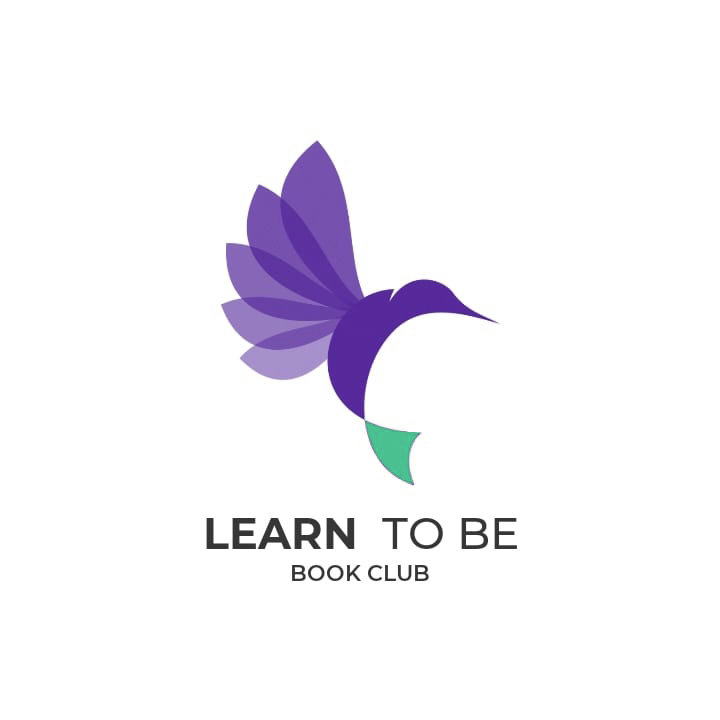 Learn To Be Book Club logo — a purple hummingbird