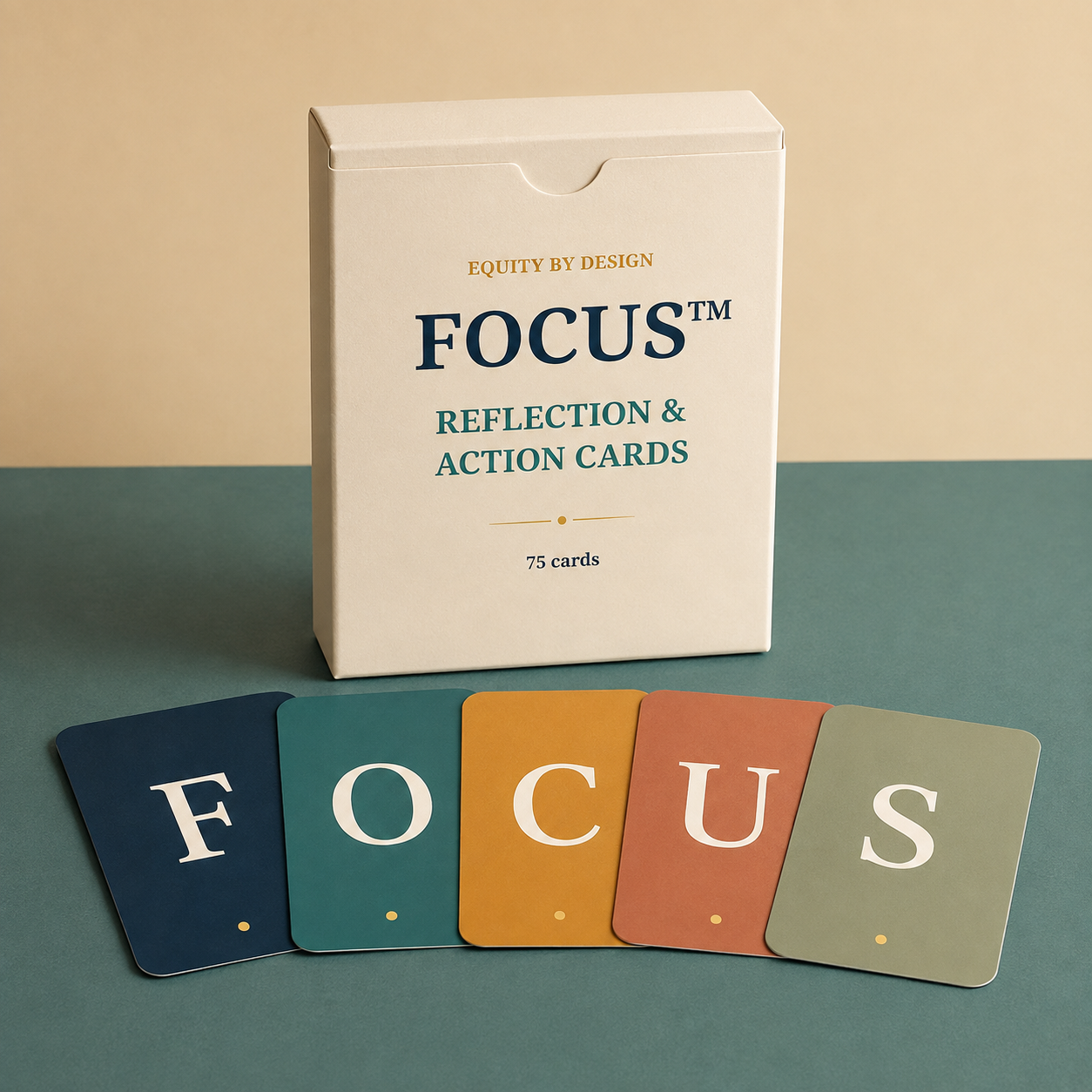 Cover of F.O.C.U.S.™ Reflection & Action Cards — 75-Card Deck